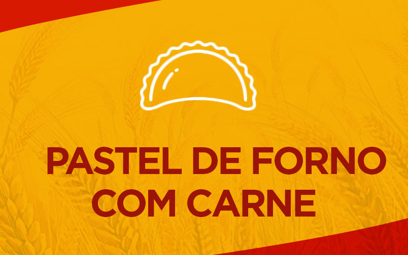 PASTEL DE FORNO COM CARNE